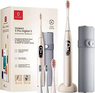 Oclean X Pro Digital Cepillo de dientes eléctrico, 3 Modos, 4 Cabezales de cepillo y estuche de viaje, con pantalla a color, Duración de la batería 30 días, con temporizador y aplicación, Dorado
equilibriomental365.com